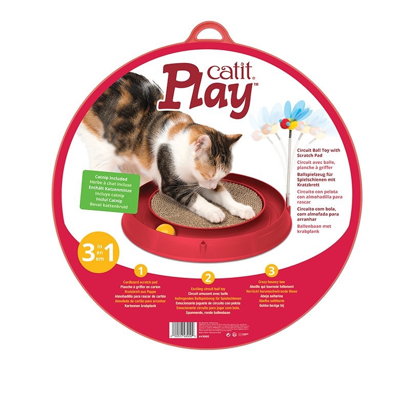 

HAGEN Cat IT Mainan Kucing Play Circuit Ball with Scratch Ball