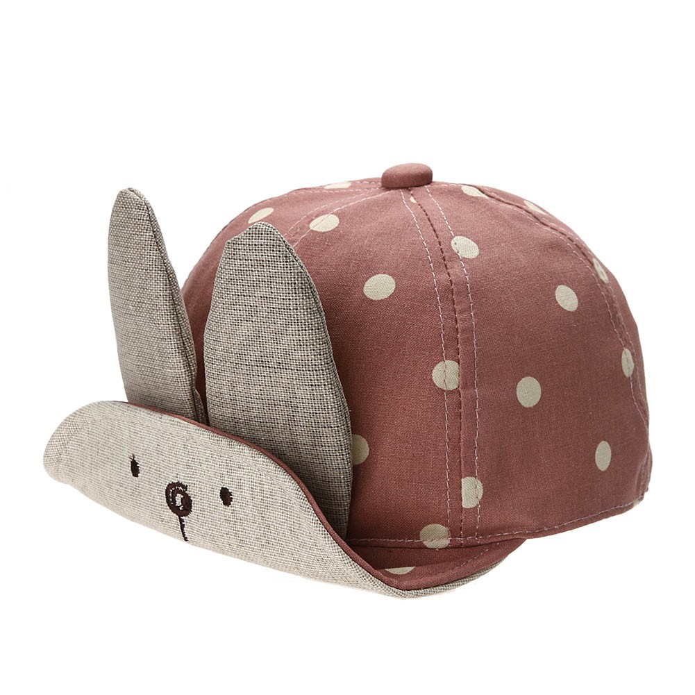 Topi Anak Baby Kids Telinga Kelinci/ Rabbit Ear Denim Baseball Sun Hat