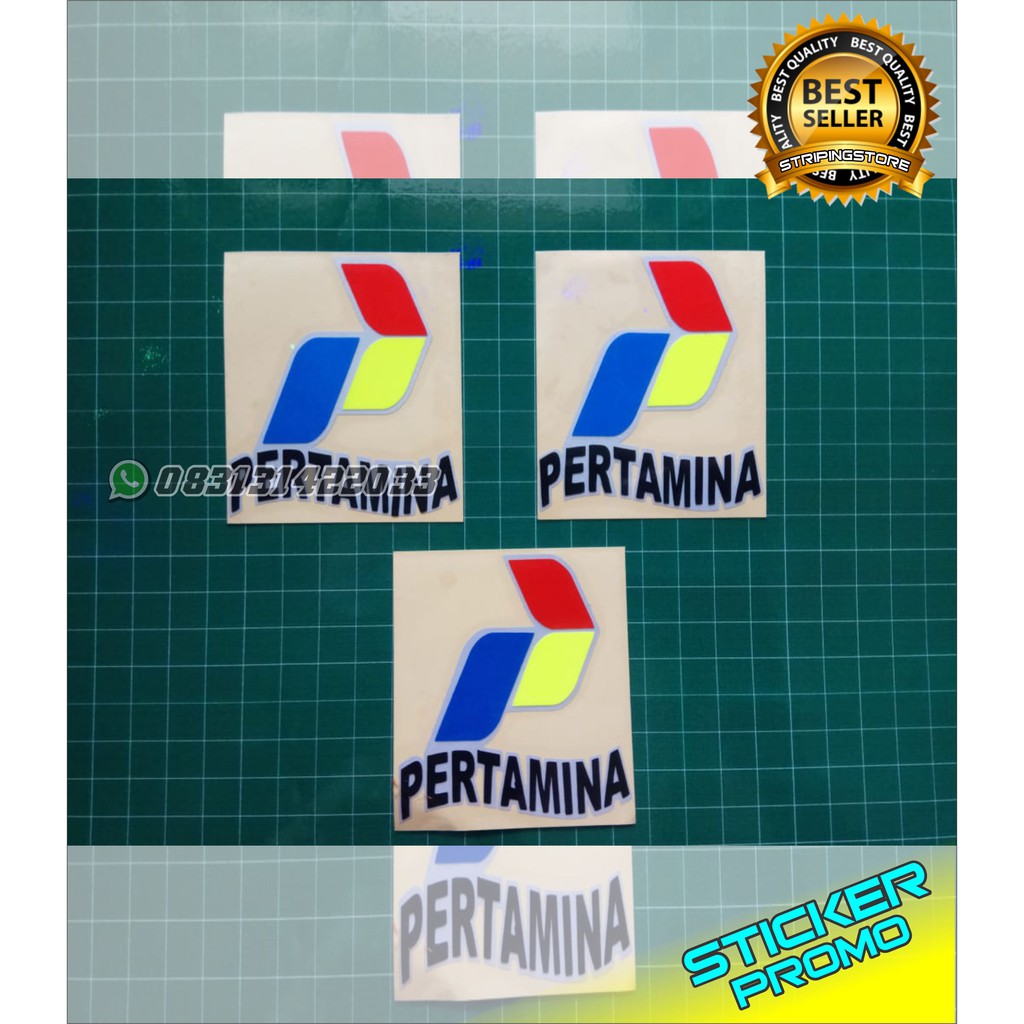 

sticker cutting pertamina / sticker logo pertamina