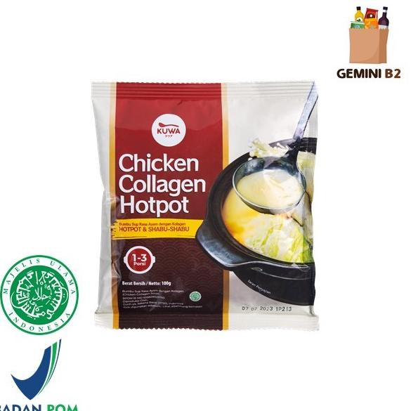 

langsung order saja] Kuwa Chicken Collagen Hotpot / Bumbu Soup Ayam kolagen 100gr