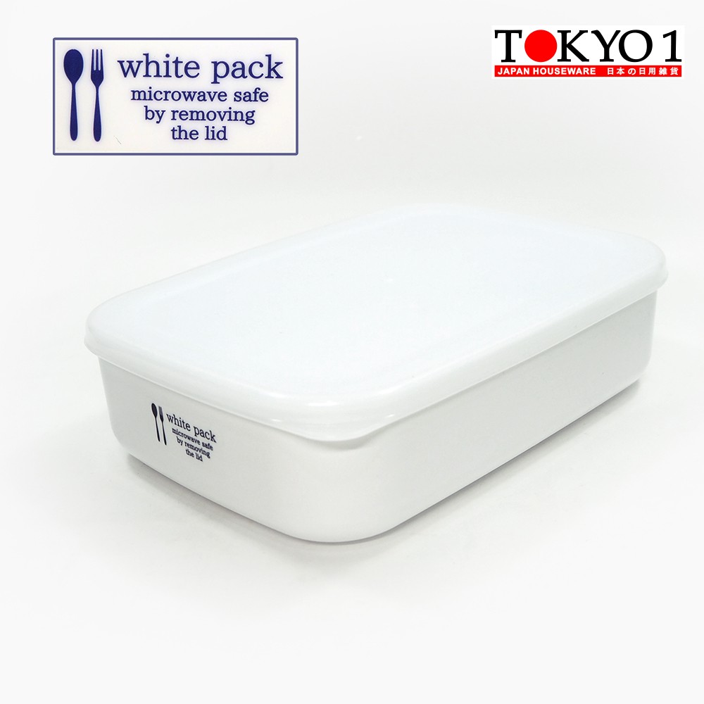 Tokyo 1 White 800ml Microwave wadah tempat makan microwave 1pieces
