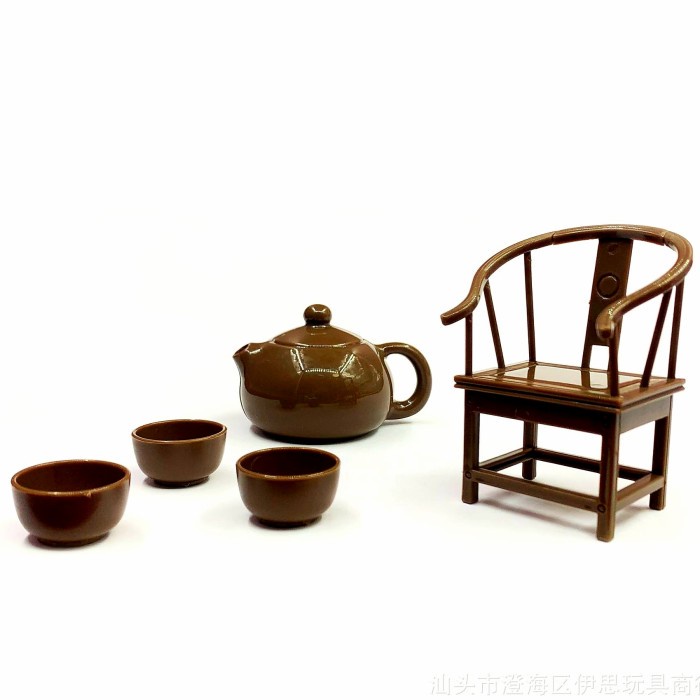 Pajangan Set Bangku Tea Set Murah Dekorasi Miniatur Resto Oriental Harga Grosir Termurah