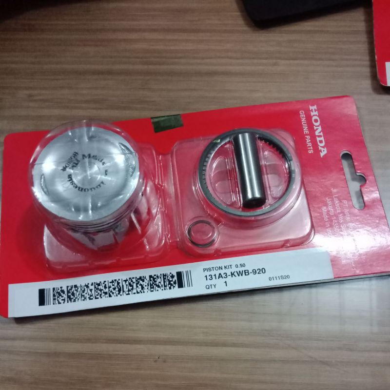 PISTON RING SEHER KIT KWB REVO 110 FI ABS BLADE LAMA OLD KARBU SIZE STANDAR STD 50 100 ORIGINAL ORI ASLI HONDA AHM-50/0.50