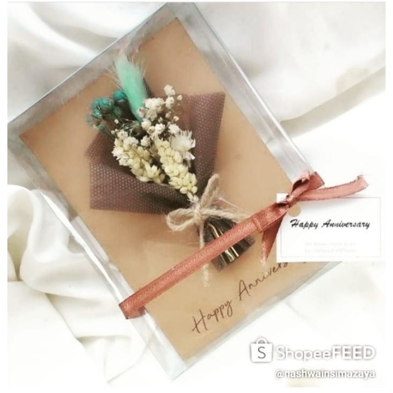 kartu ucapan - greeting card in box - request isi tulisan dalam card