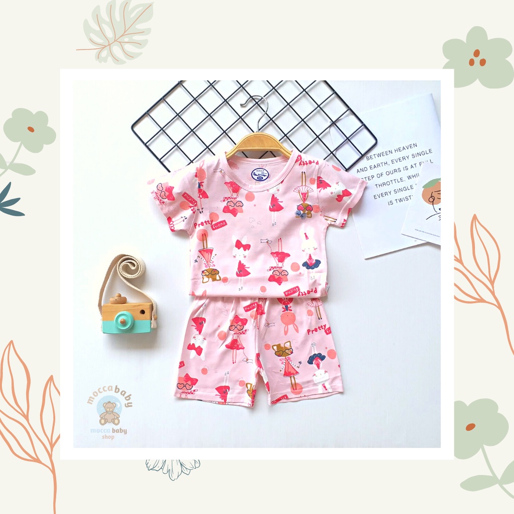 MBSS - Setelan Bayi Pendek FULLPRINT KL / Baju Anak Unisex Setelan Pendek Anak / Baju Bayi Import A120