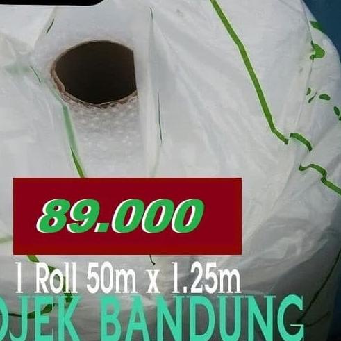 

♞ Bubble wrap bening 1 roll murah 50m x1.25m bandung buble putih murah ◌