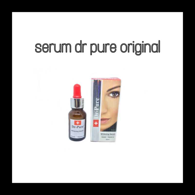 SERUM DR PURE WHITENING ARBUTIN +VITAMIN A 20 ML