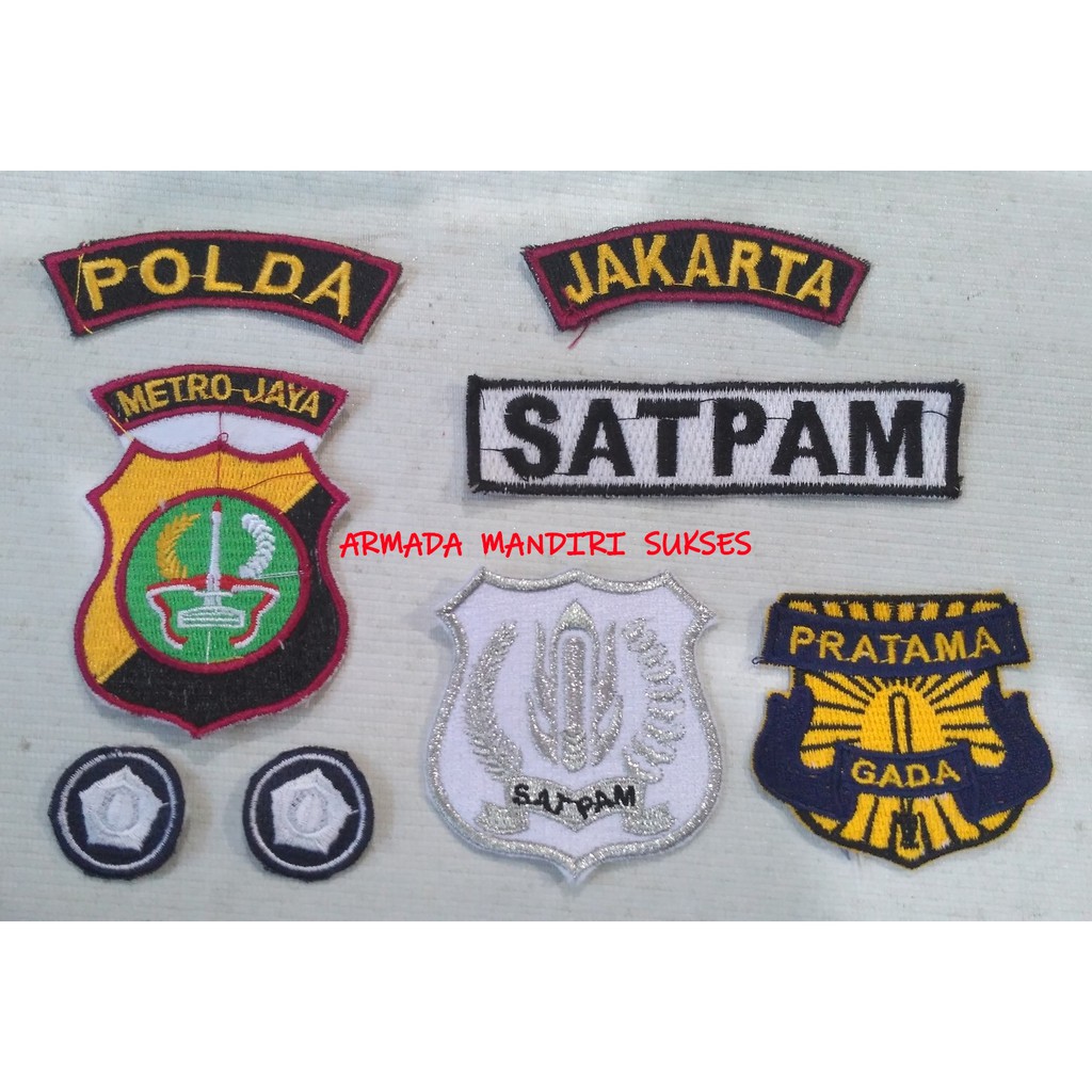 Badge Satpam Standar - Bet Satpam - Patch Satpam