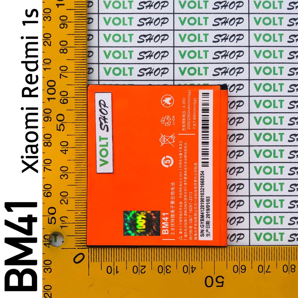 Baterai Battery MI REDMI 1S Bat BM41 Batre BM-41 Original