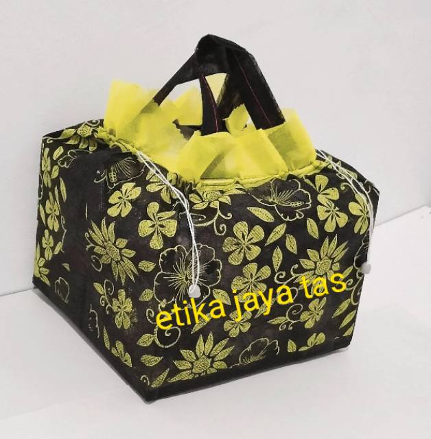 Tas hajatan box nasi PROMO HABISKAN STOCK serut motif tipis 22