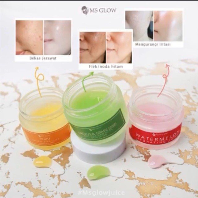 GS033| MS GLOW JUICE MOISTURIZER / MS GLOW YUZU CACTUS WATERMELON JUICE