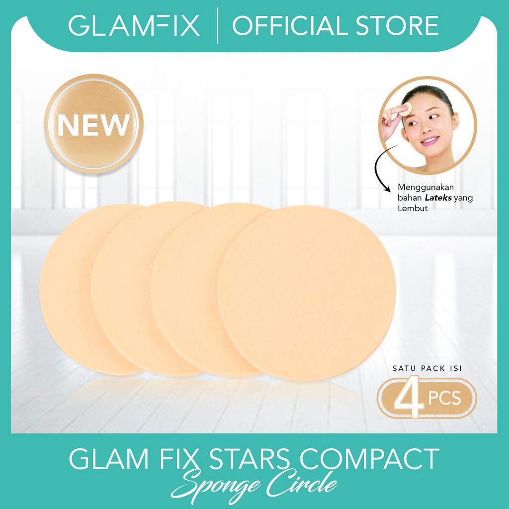 Glamfix Stars Compact Sponge (isi 4 pcs)