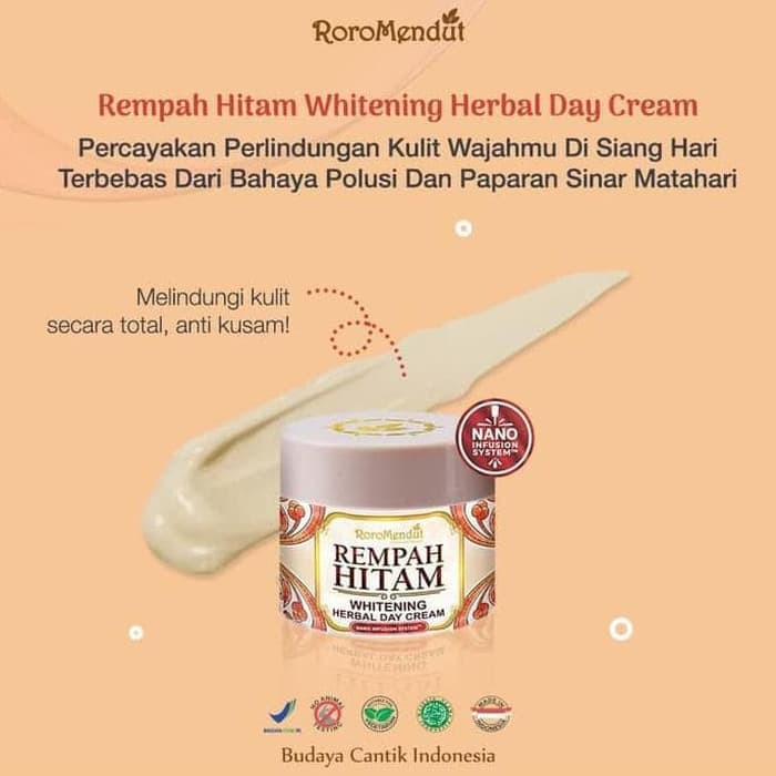 RORO MENDUT REMPAH HITAM DAY CREAM