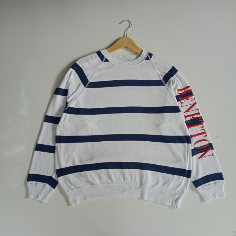 crewneck vtg  rugby Benetton second Sz M oversize