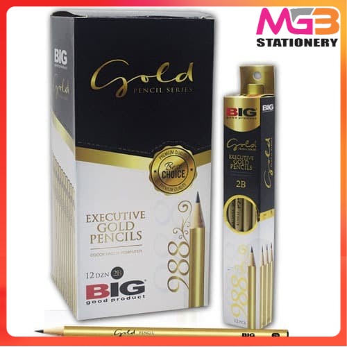 

Pensil 2B BIG 988 Executive Gold - MGB