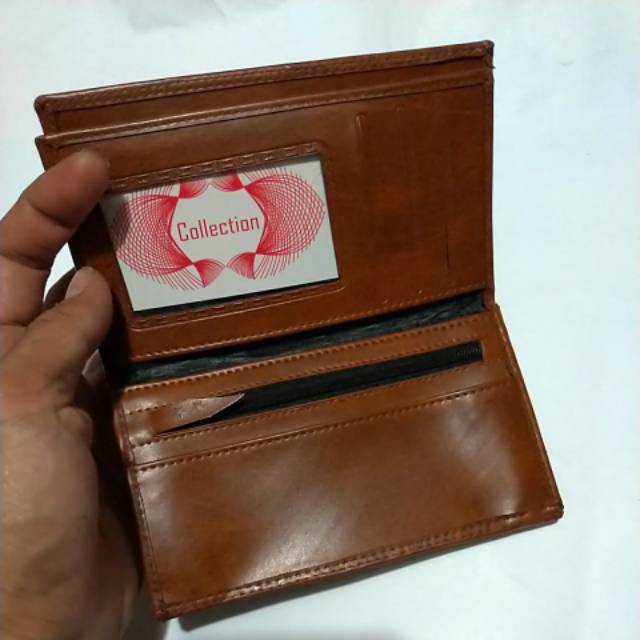 Dompet 3/4 cowok cewek croco 635 - dompet lipat pria wanita tanggung murah