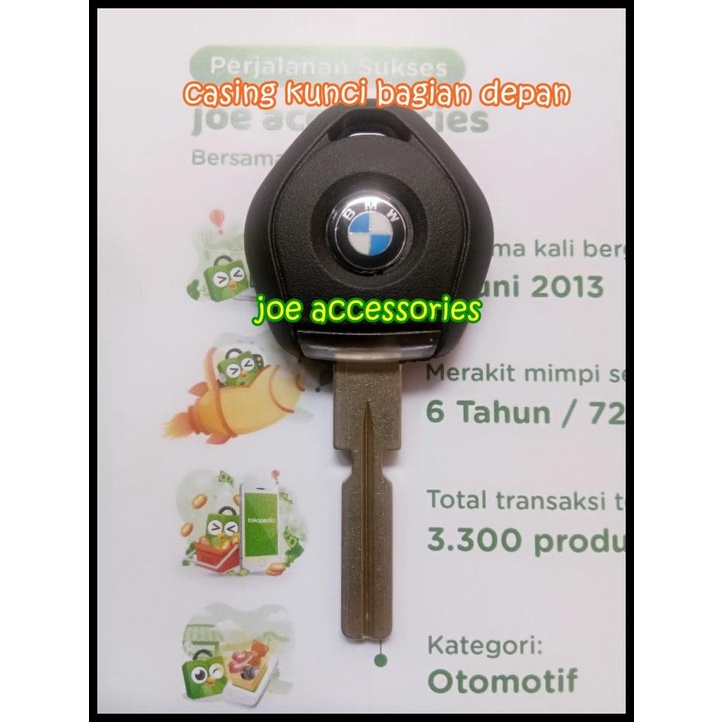 Casing Kunci Remote Key Bmw E34 E36 1 Tombol Lampu