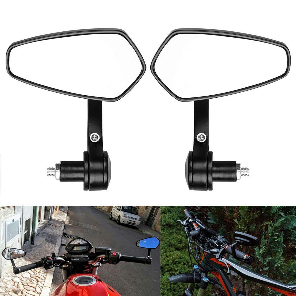 Preva Kaca Spion Samping Motor Kualitas Tinggi Aksesoris Sepeda Adjustable Handle Bar End Mirror