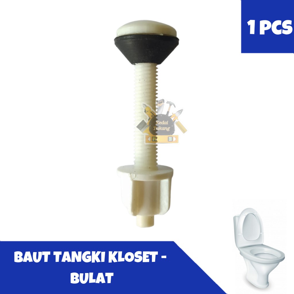KEDAI TUKANG - Baut Sekrup Tangki Kloset Duduk Closet Closed Monoblok INA Kamar Mandi WC Toilet Tank