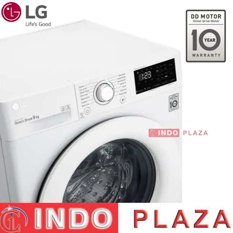 MESIN CUCI LG FRONT LOADING 9 Kg FV1209S5W INVERTER