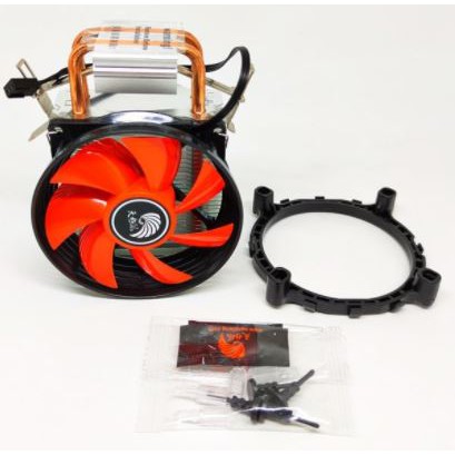 Fan processor gaming tianjifeng amd intel 2 heat pipe 9cm fan asura - Cpu cooler heatsink