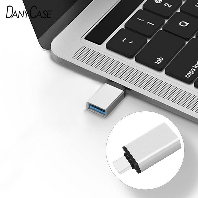 Danycase Adapter Konverter USB Tipe-C Ke USB 3.0 OTG Untuk Macbook Pro Air Huawei Samsung