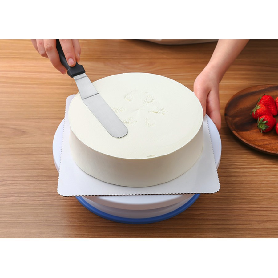 Adda Home - Pisau Kue Krim Spatula Perata Butter Cream Bengkok 7 Inch