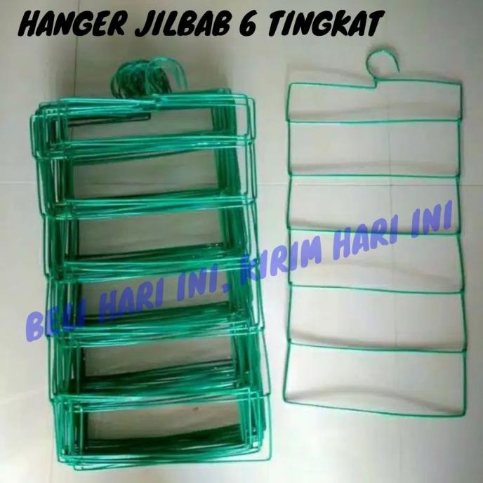 Hanger Jilbab / gantungan jilbab / gantungan hijab / gantungan kerudun - Besi Polos