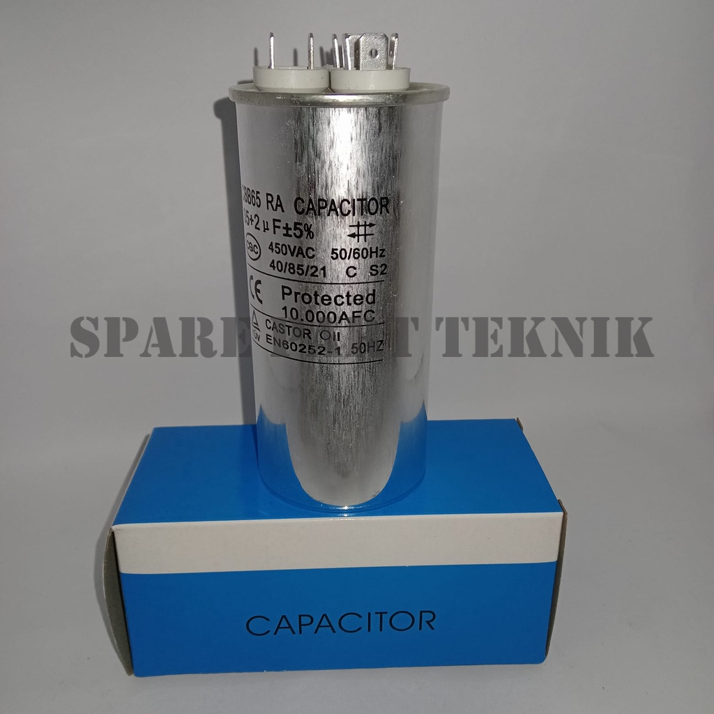 Capacitor 35+2uf 450V | Kapasitor 35+2uf 450V