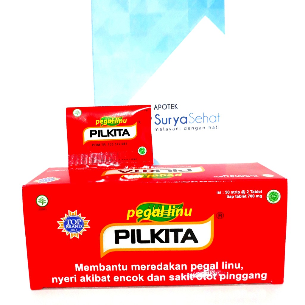 PILKITA (50 strip) Pereda Pegel Linu Encok dan Sakit Otot Pinggang