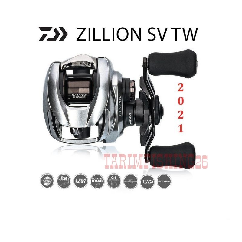 Reel Daiwa Zillion SV TW 2021 1000XHL | Baitcasting | Made in Japan