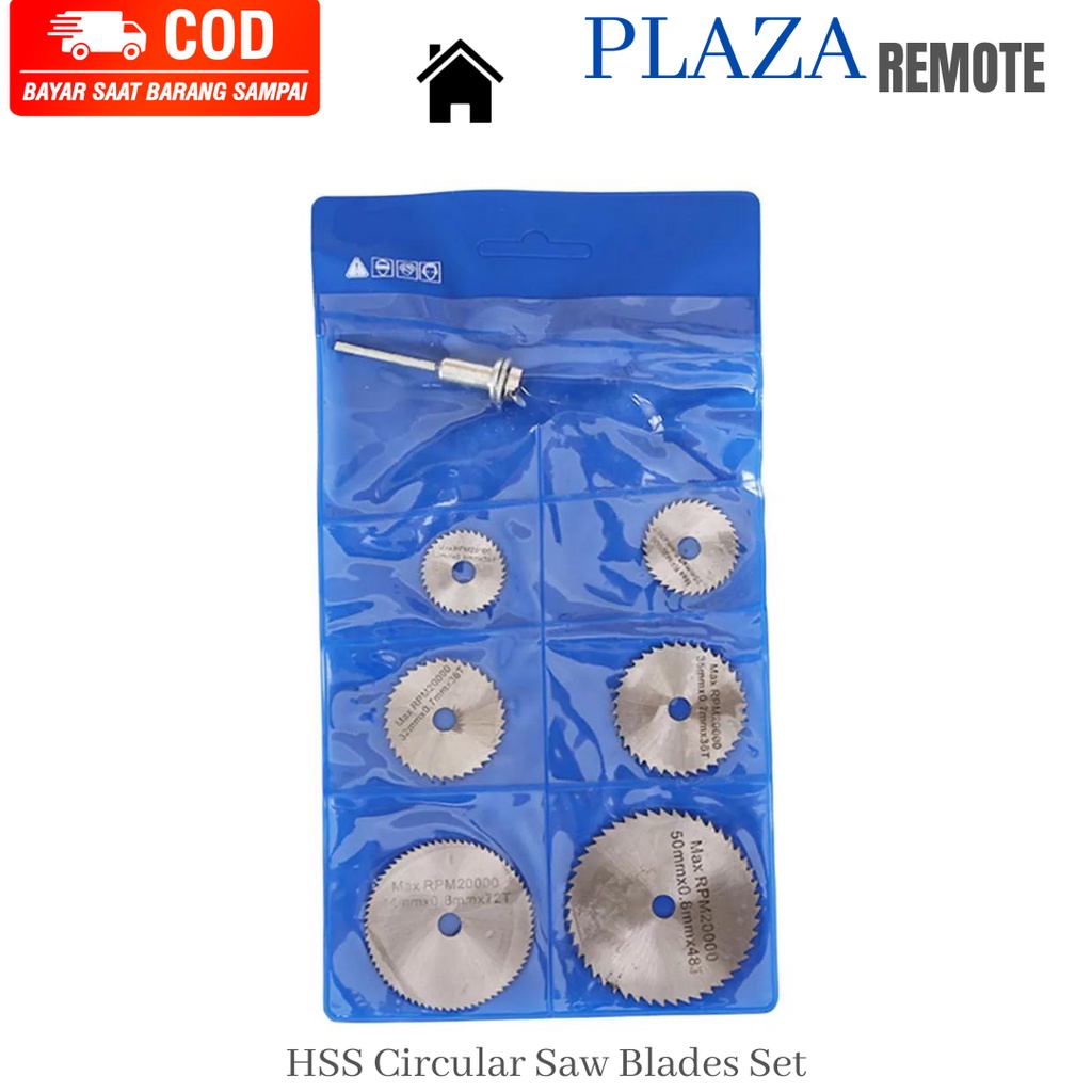 MATA BOR GERGAJI POTONG MINI Kayu HSS SAW BLADE 22/25/32/35/44/50 MM - Mata Bor Gergaji 7IN1