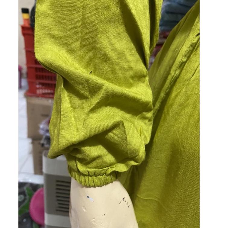 12.12 Top Seller GAMIS RENDA rayon  RENDA rempel susun gamis polos renda rayon busui fit XL !!!