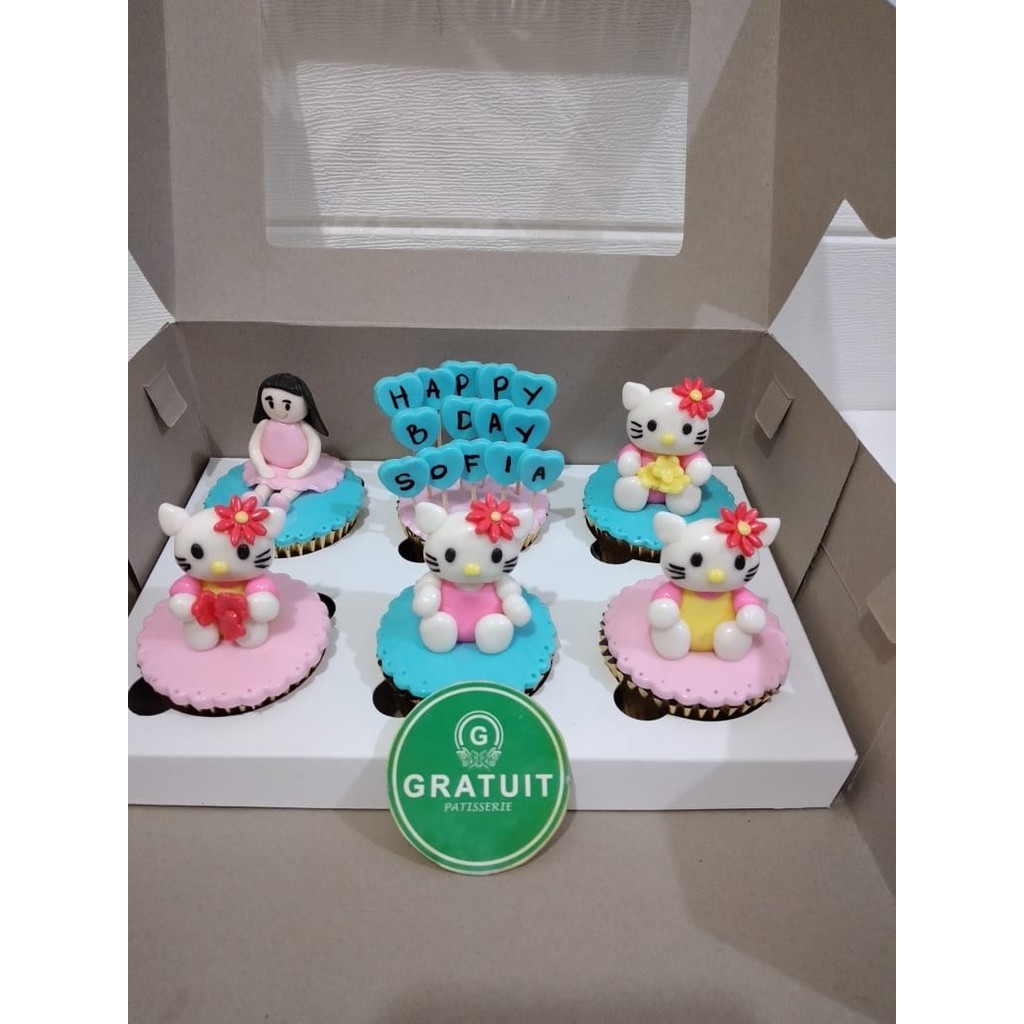 

hello kitty cupcake per pcs