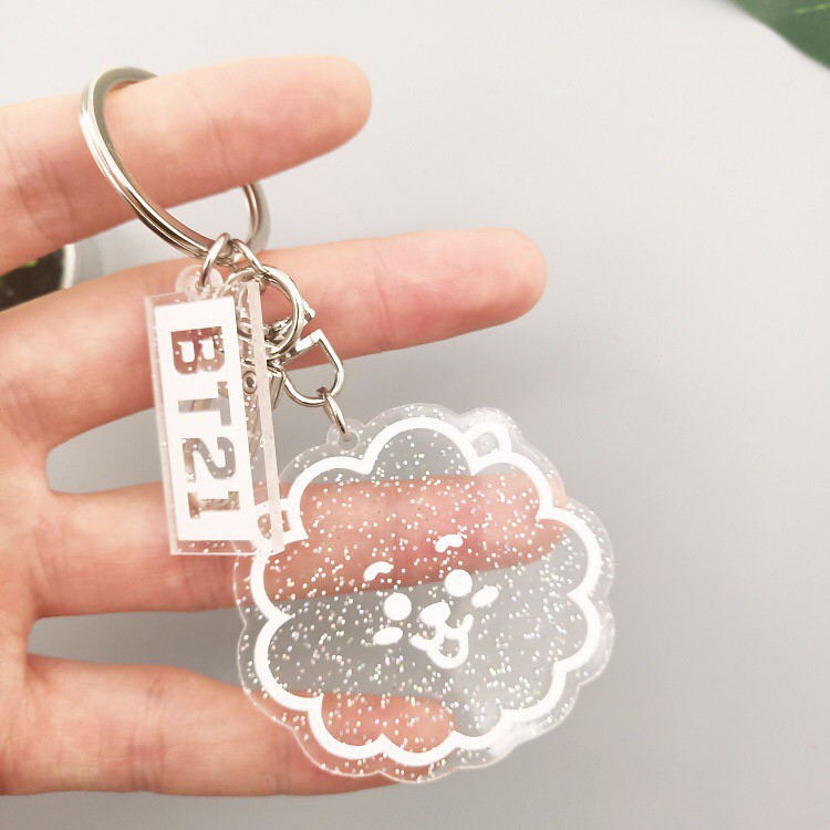 [BS] BISA COD KPOP BTS BT21 Gantungan Kunci Key Chain Cooky Tata - KP244