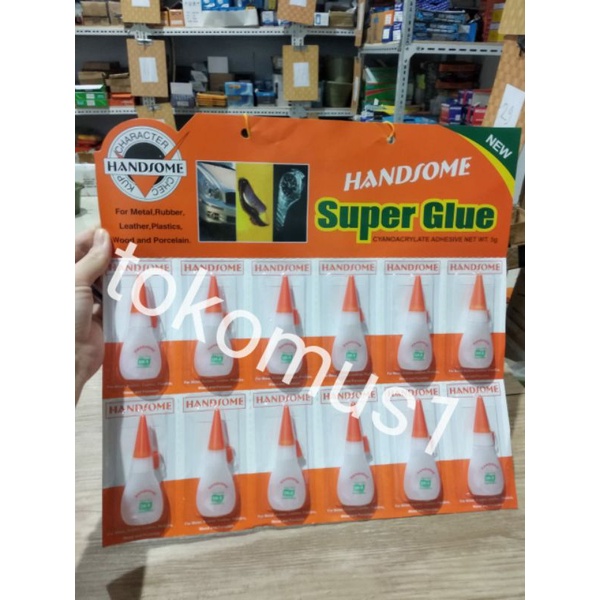 Lem Korea Cair/Lem Serbaguna/Super Glue/Power Glue/Lem Korea/Lem/Lem Tetes Murah OK-5