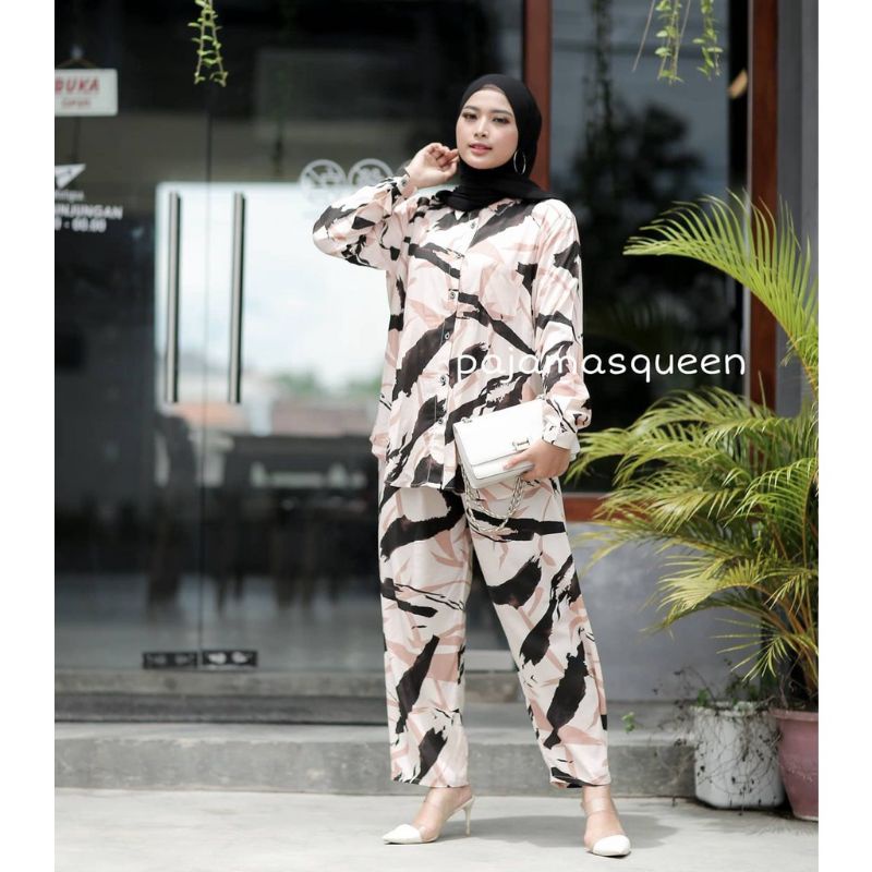 BELLE ONE SET / SETELAN RAYON DAILY ONE SET BAJU SETELAN WANITA KEKINIAN-ONESET(CIMORI)