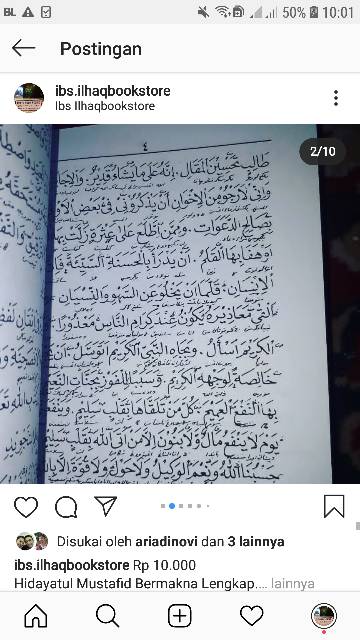 Hidayatul mustafid makna pesantren