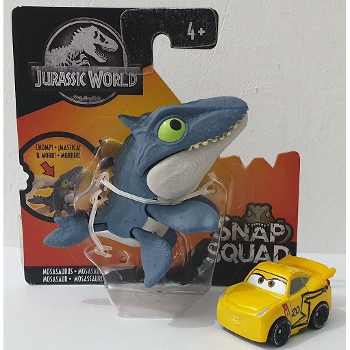 Jurassic World Snap Squad Dino Jepit Wave 4 Mosasaurus Original