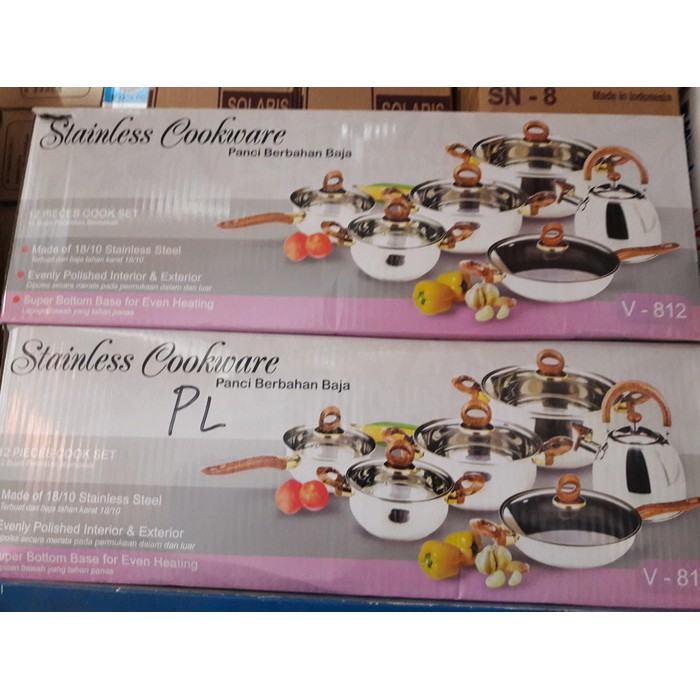 PANCI STANILES COOKWARE 12 pcs