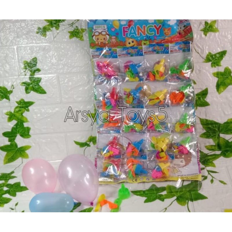 Mainan Edukasi Balon Air/Water Boom Balon Fancy Manual Corong