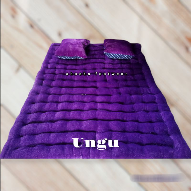 0kasur bulu rasfur lantai  / Kasur gender bulu free 2 bantal jumbo / surpet gender / Kasur Gender Bu