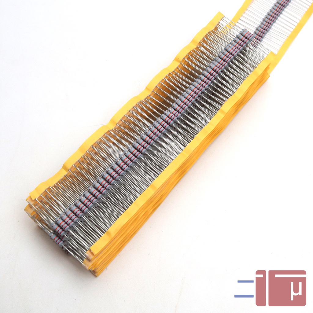 x10 Resistor 22K 1W Metal Oxide 5% Taiwan Kaki Tembaga