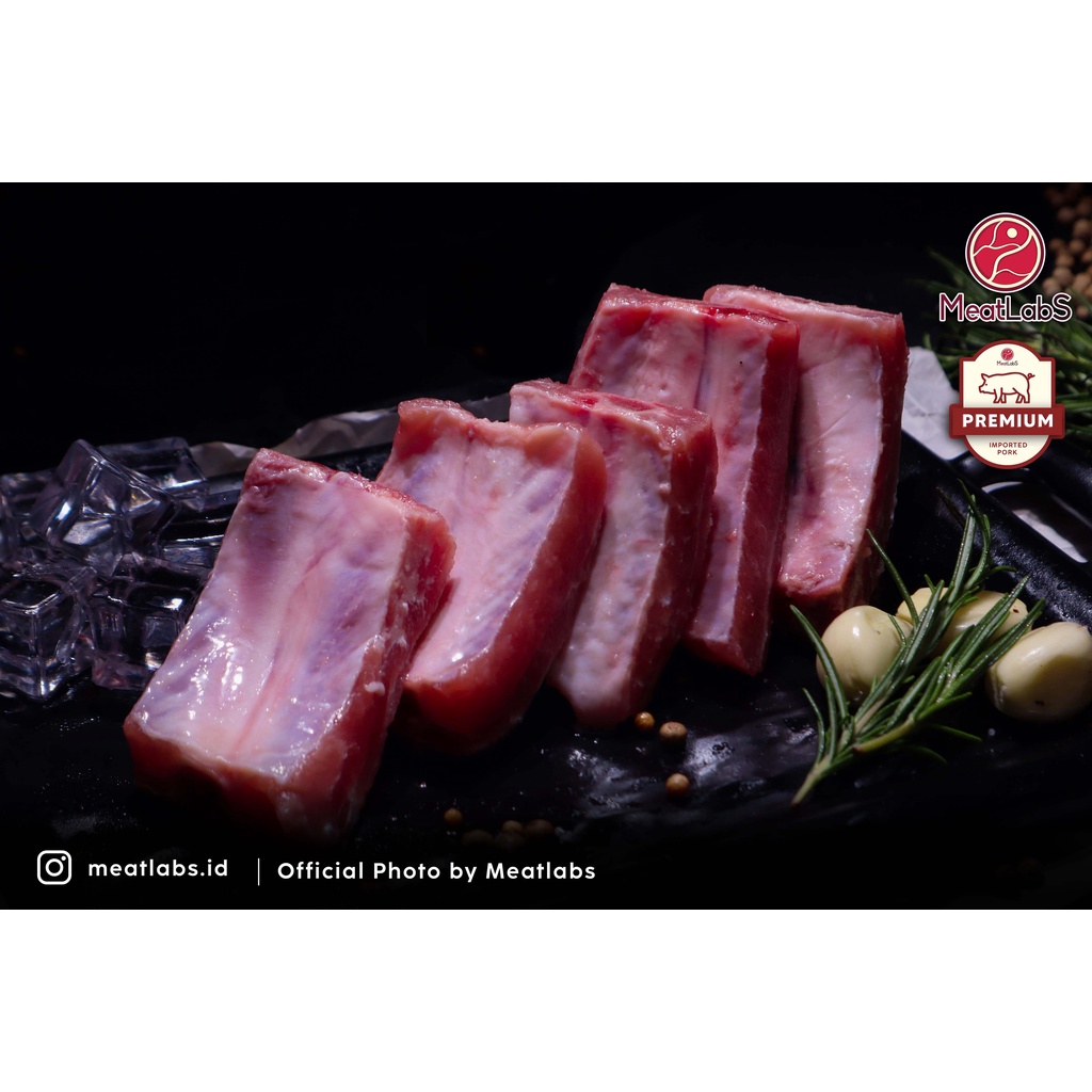 

Iga Babi Spesial Import - Pork Baby Back Ribs Cut