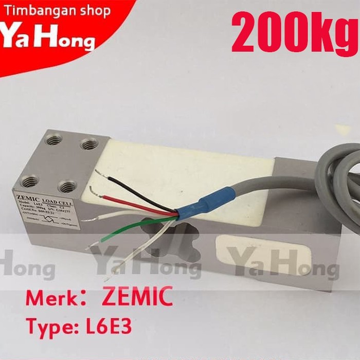 Load Cell Sensor Berat Timbangan Digital Loadcell ZEMIC L6E3 200kg