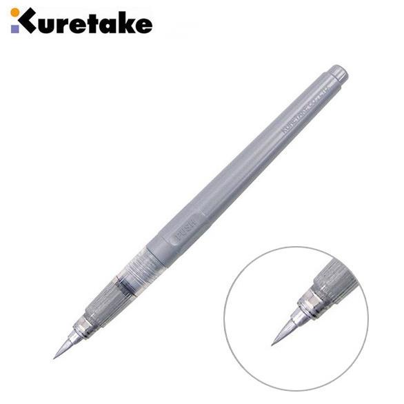 

(BISA COD) Kuretake Brush Pen No. 61 Silver / Brush Pen Silver TERPERCAYA Kode 1048