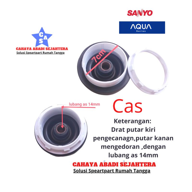 Aqua Sanyo sil tabung dinamo pengering mesin cuci aqua sanyo dua tabung