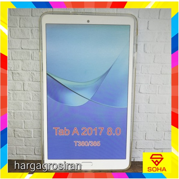 SBT-001 Silikon Bening Tab A 8 Inch 2017 / T380 / T385 - New Soft Case / Cover TPU Luxury Back Cover