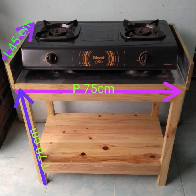 Kompor Gas Meja Kompor Gas Kayu Ajrip8vhr3 Shopee Indonesia