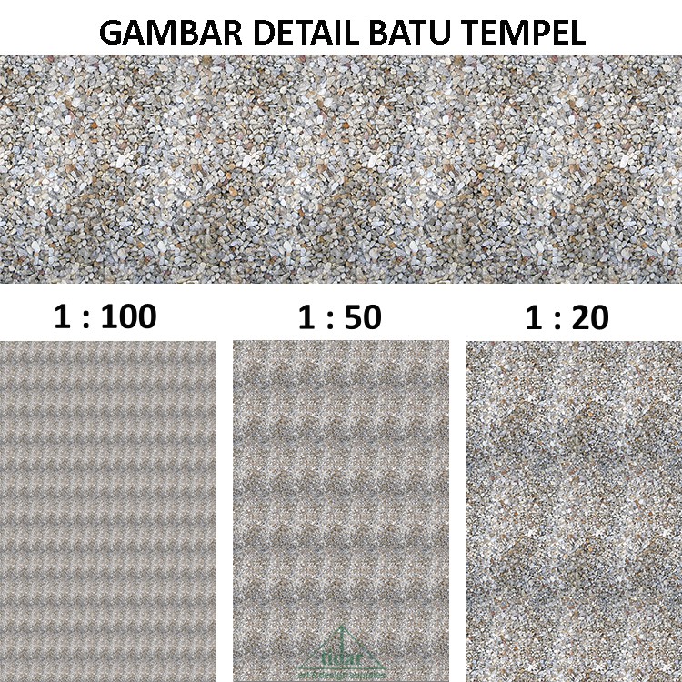 

Kertas Tekstur / Motif Batu Tempel Dinding Berskala / Miniblock #7